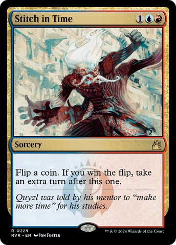 Stitch in Time (RVR-229)  Foil - Ravnica Remastered