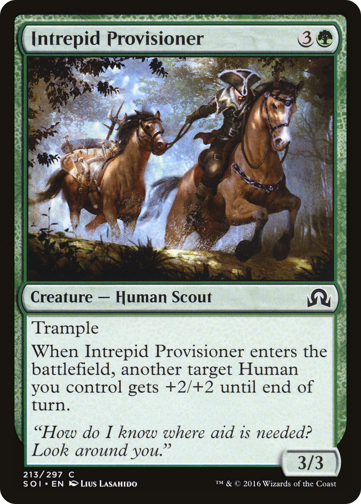 Intrepid Provisioner (SOI-213)  Foil - Shadows over Innistrad