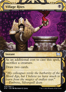 Village Rites (STA-035)  Foil - Strixhaven Mystical Archive: (Showcase) (Borderless)