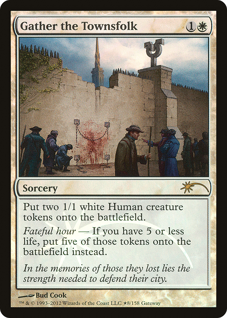 Gather the Townsfolk (WPN-079)  Foil - Wizards Play Network 2012