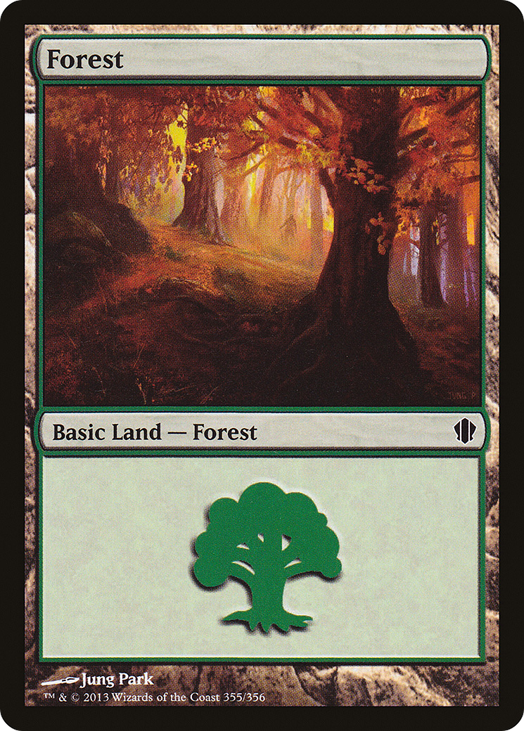 Forest (355) (C13-355)  - Commander 2013