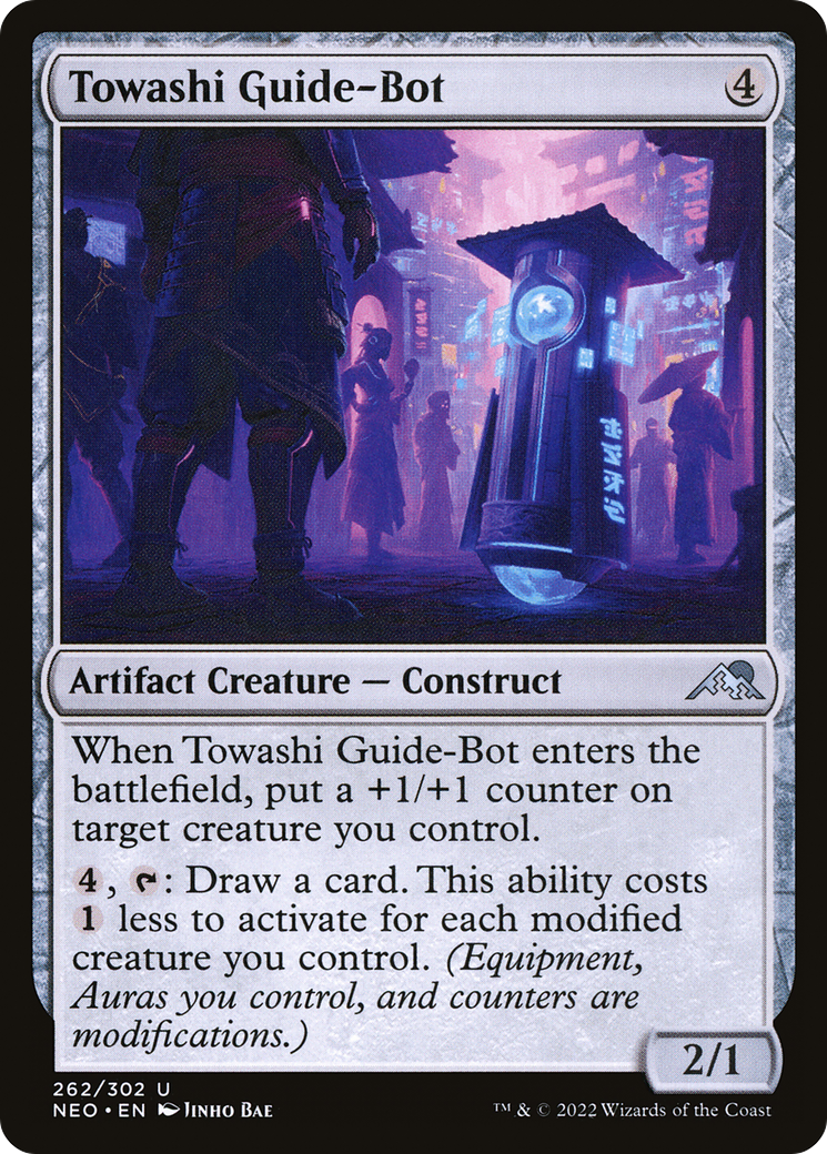 Towashi Guide-Bot (NEO-262)  Foil - Kamigawa: Neon Dynasty