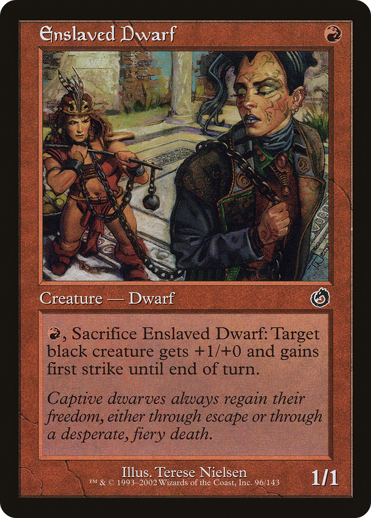Enslaved Dwarf (TOR-096)  Foil - Torment