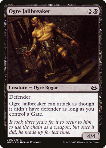 Ogre Jailbreaker (MM3-080)  - Modern Masters 2017