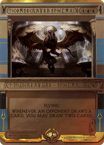 Consecrated Sphinx (MPS2-008)  Foil - Amonkhet Invocations (Borderless)