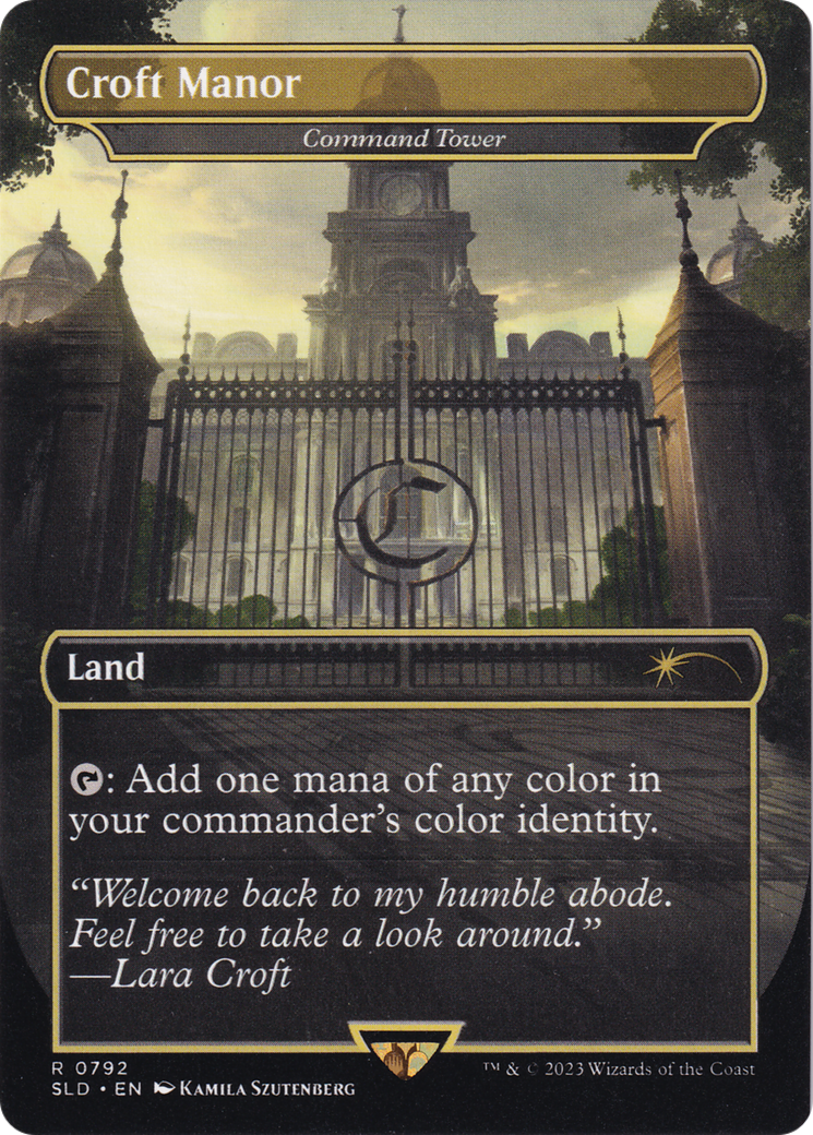 Croft Manor - Command Tower (SLD-792)  - Secret Lair Drop / Croft Manor (Borderless)