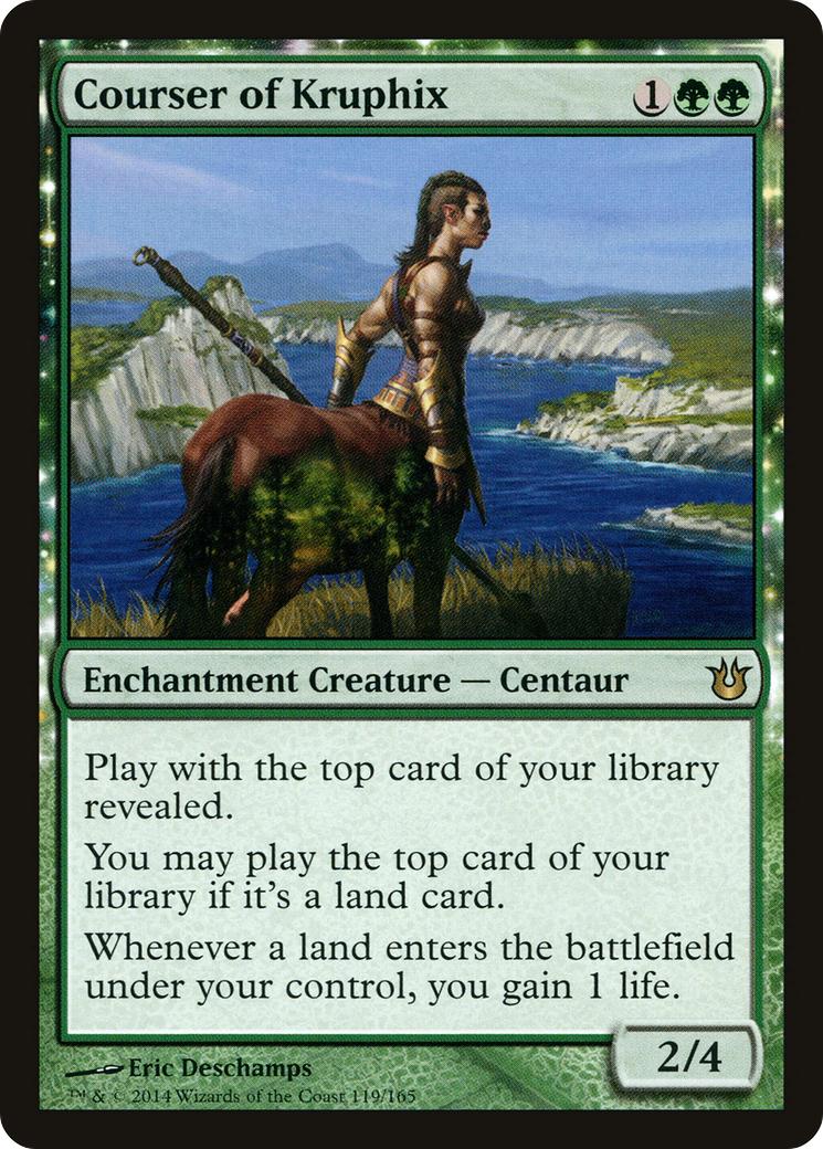 Courser of Kruphix (BNG-119)  - Born of the Gods: (enchantment)