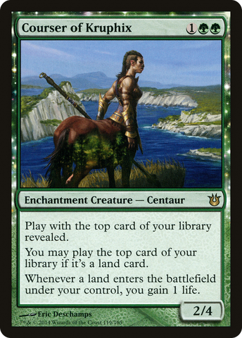 Courser of Kruphix (BNG-119)  Foil - Born of the Gods: (enchantment)