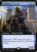 Archmage Emeritus (Extended Art) (STX-295)  - Strixhaven: School of Mages: (Extended Art)