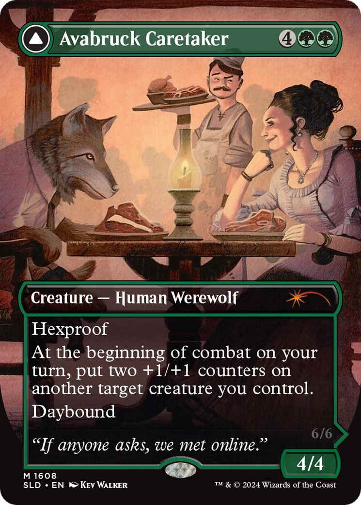 Avabruck Caretaker (SLD-1608)  - Secret Lair Drop (Borderless)