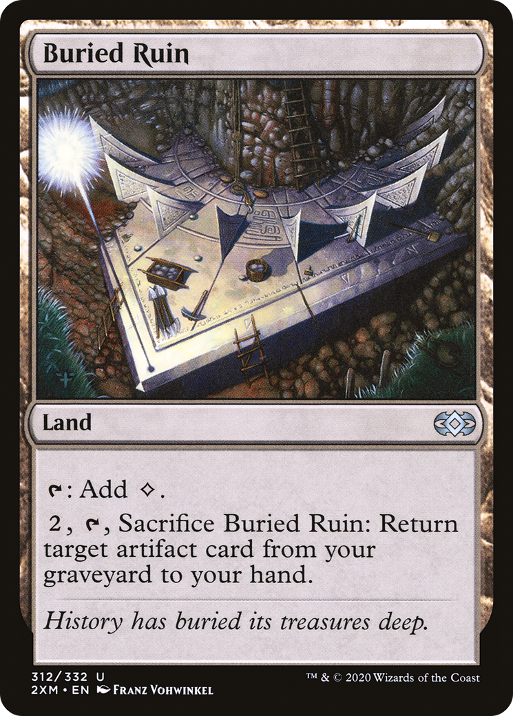 Buried Ruin (2XM-312)  Foil - Double Masters