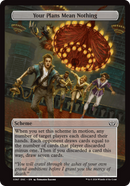 Your Plans Mean Nothing (Full Art) (A:DSC-367)  - Duskmourn: House of Horror Commander