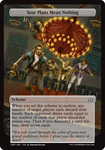Your Plans Mean Nothing (Full Art) (A:DSC-367)  - Duskmourn: House of Horror Commander