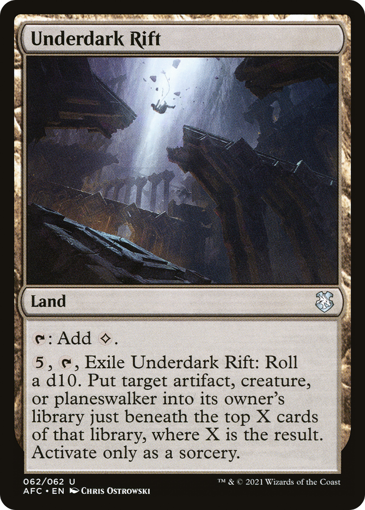 Underdark Rift (AFC-062)  - Forgotten Realms Commander