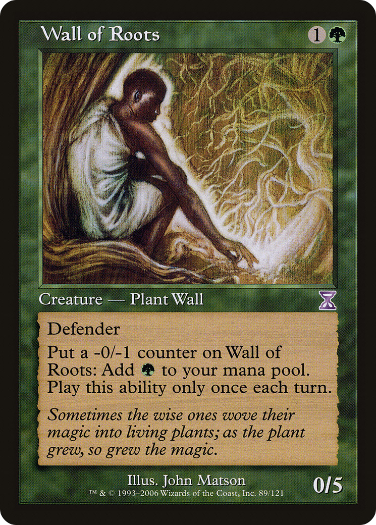 Wall of Roots (TSB-089)  Foil - Time Spiral Timeshifted