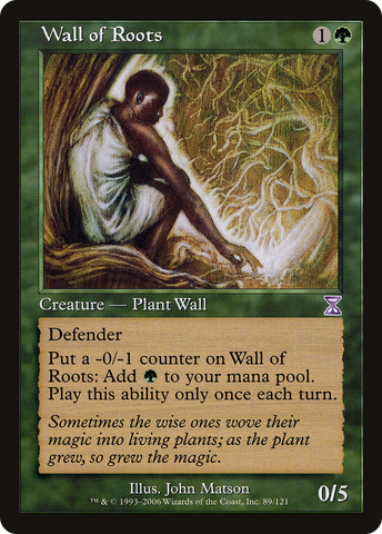 Wall of Roots (TSB-089)  Foil - Time Spiral Timeshifted