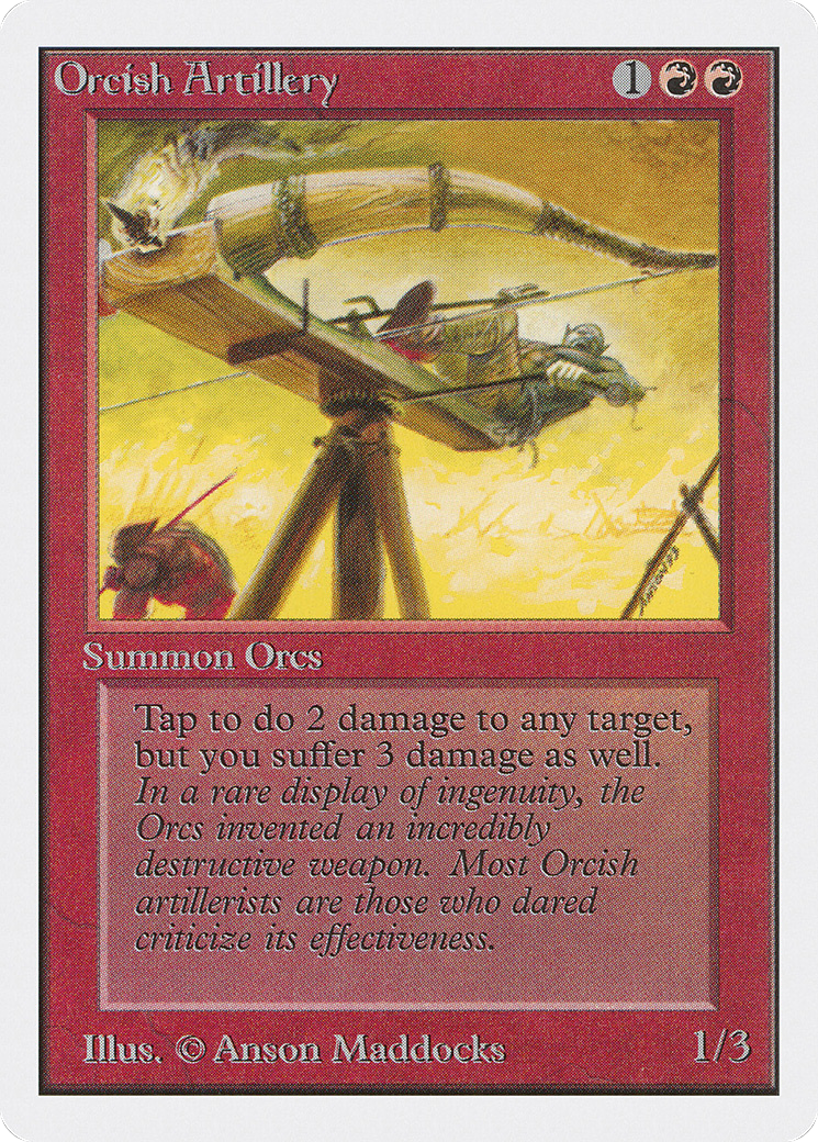 Orcish Artillery (2ED-)  - Unlimited Edition