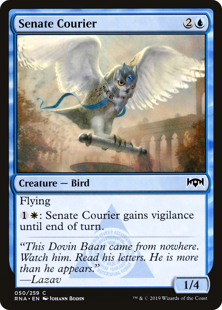 Senate Courier (RNA-050)  Foil - Ravnica Allegiance