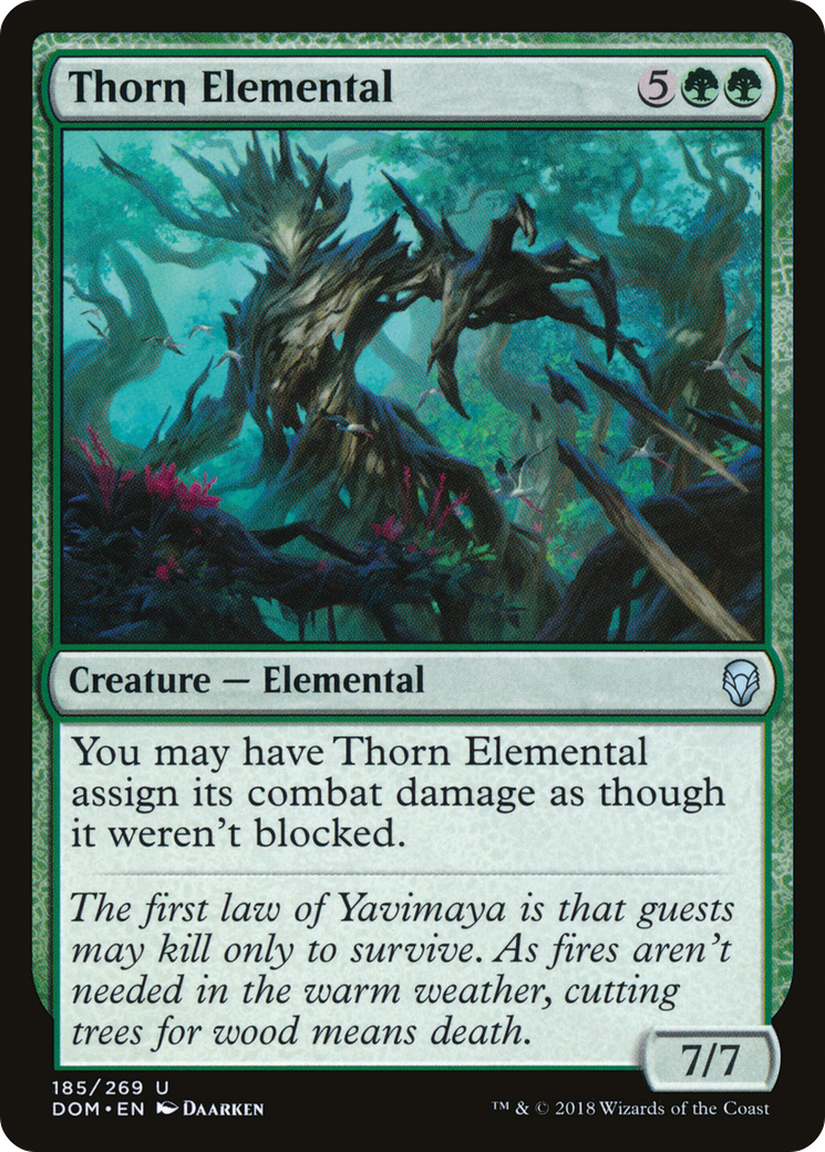 Thorn Elemental (DOM-185)  Foil - Dominaria
