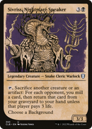 Sivriss, Nightmare Speaker (Showcase) (CLB-393) - Commander Legends: Battle for Baldur's Gate: (Showcase) Foil