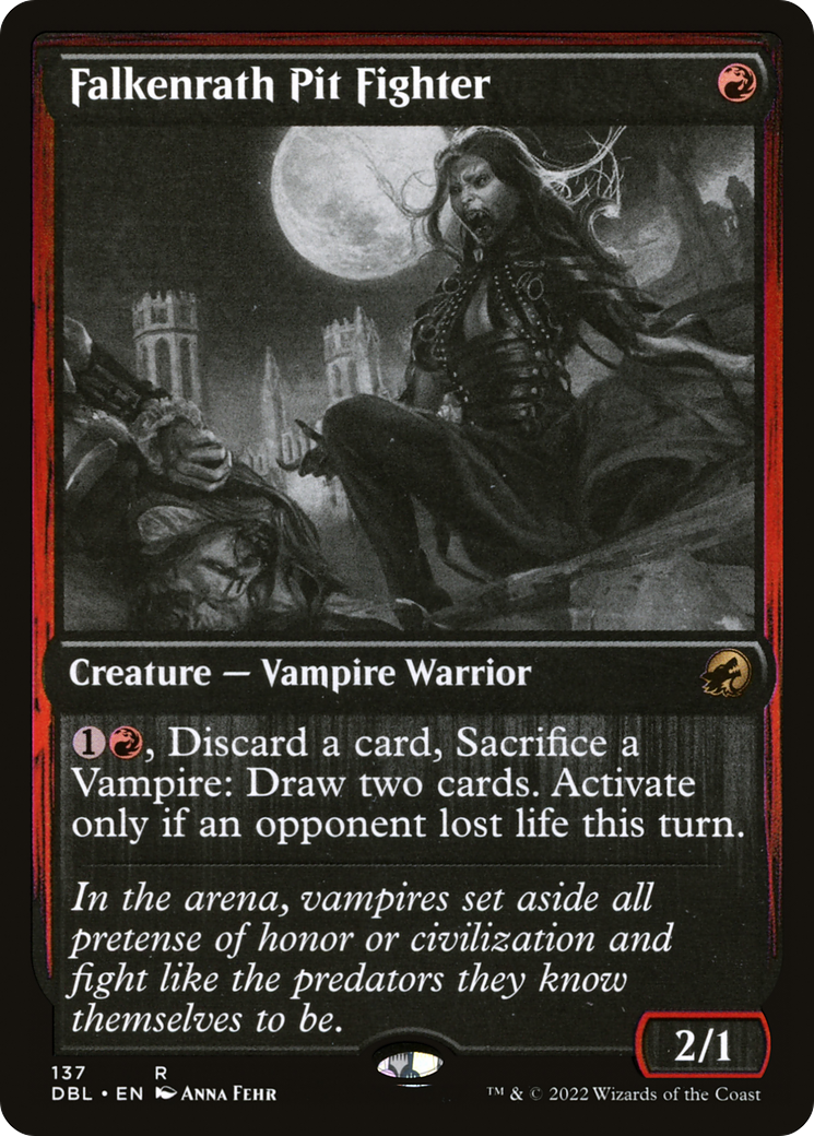 Falkenrath Pit Fighter (DBL-137) - Innistrad: Double Feature