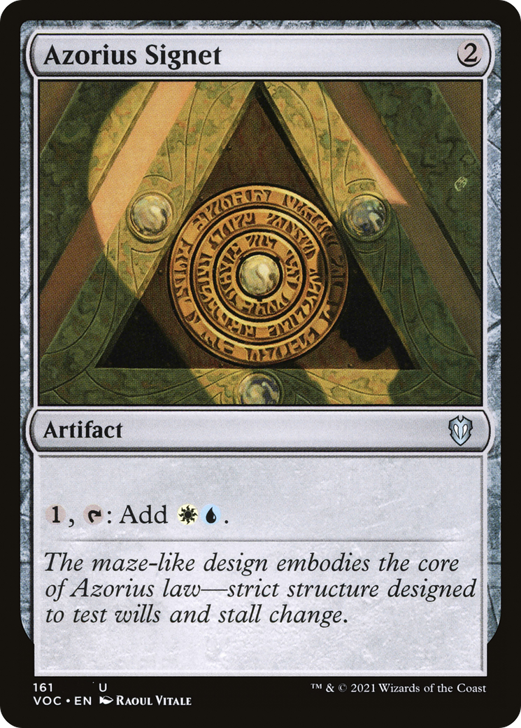 Azorius Signet (VOC-161)  - Crimson Vow Commander