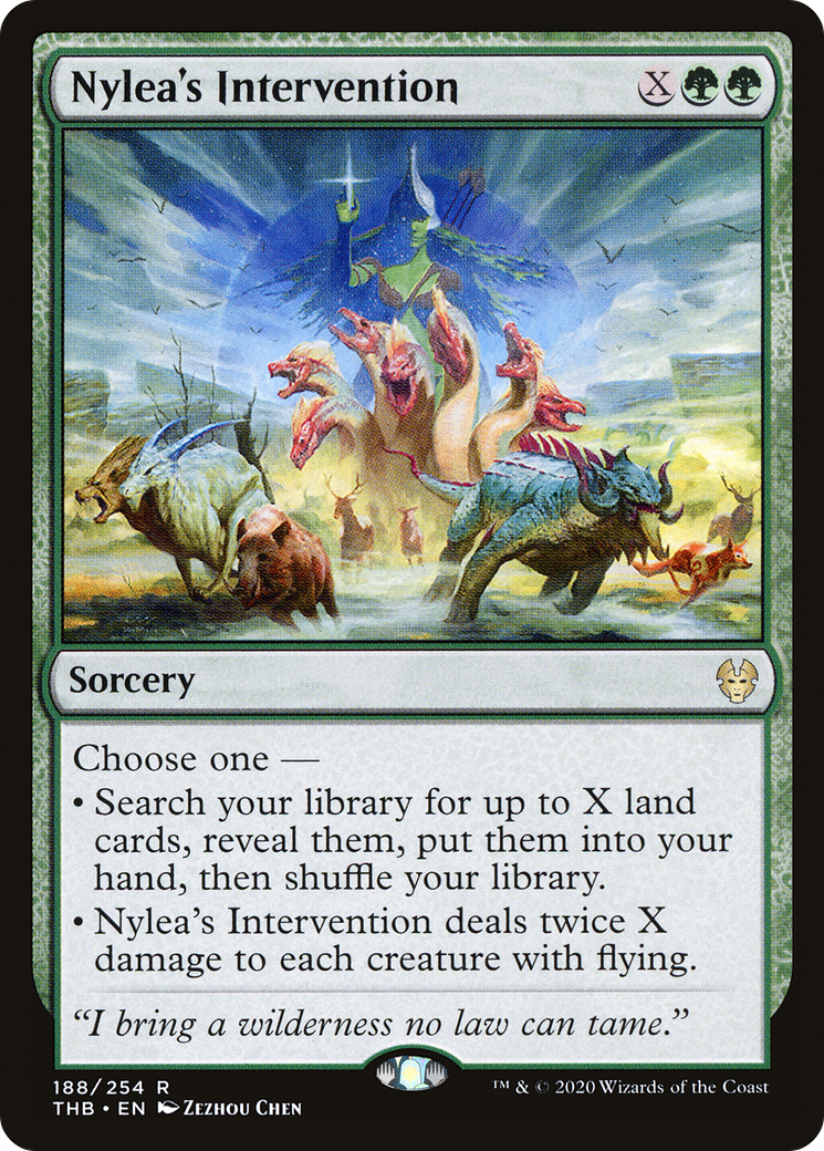 Nylea's Intervention (THB-188)  Foil - Theros Beyond Death