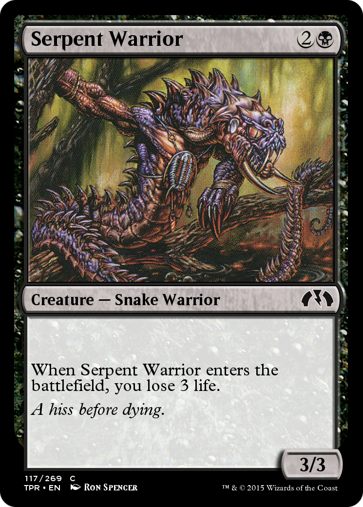 Serpent Warrior (TPR-117)  - Tempest Remastered