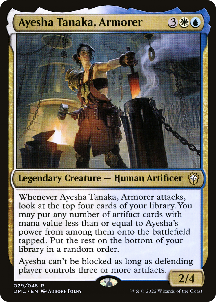 Ayesha Tanaka, Armorer (DMC-029)  - Dominaria United Commander