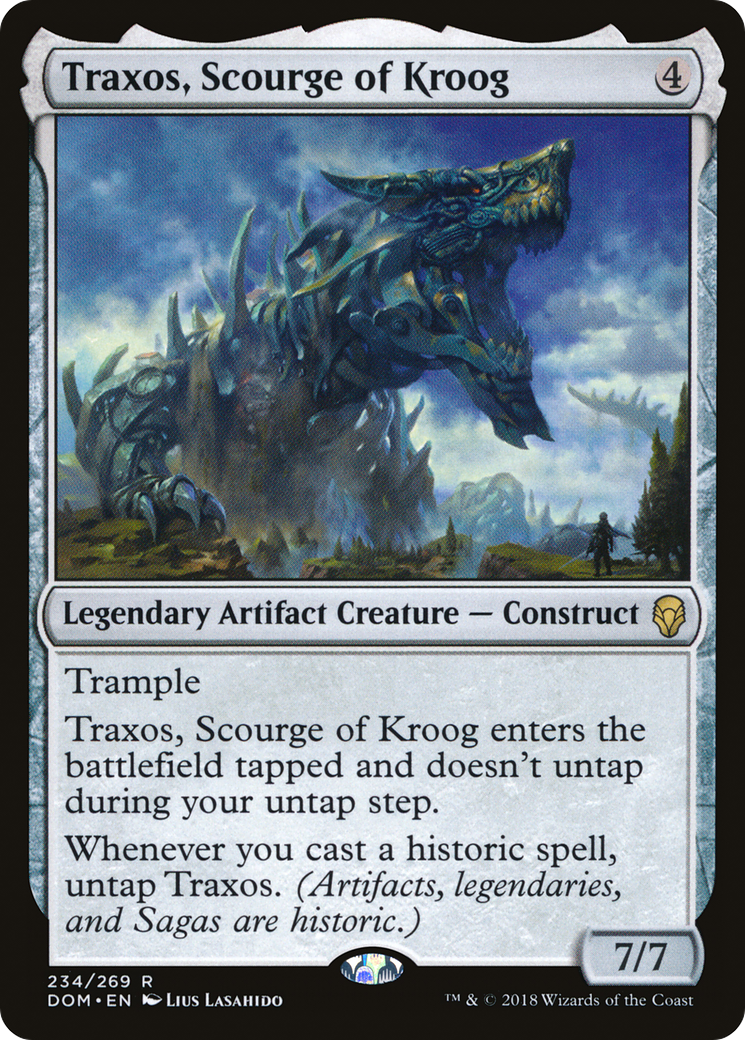 Traxos, Scourge of Kroog (DOM-234)  Foil - Dominaria