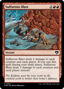 Sulfurous Blast (CMM-262)  Foil - Commander Masters