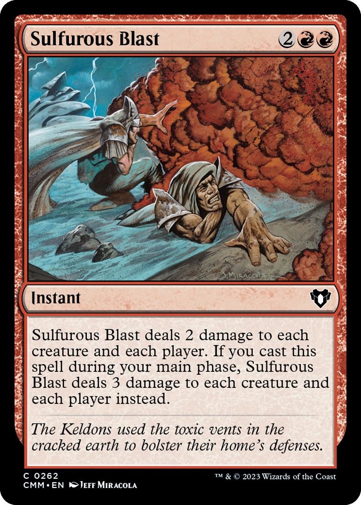 Sulfurous Blast (CMM-262)  - Commander Masters