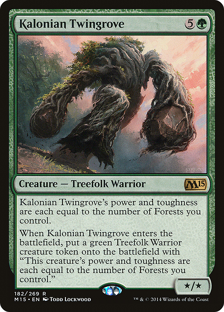 Kalonian Twingrove (M15-182)  Foil - Magic 2015