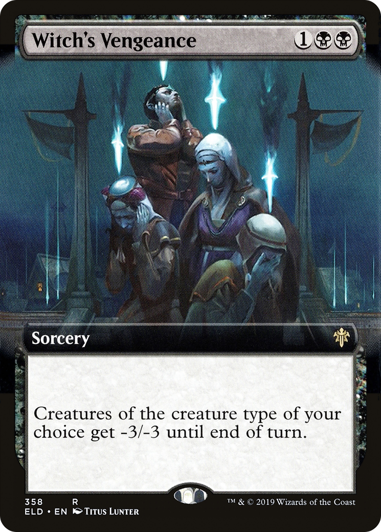 Witch's Vengeance (Extended Art) (ELD-358)  Foil - Throne of Eldraine: (Extended Art)