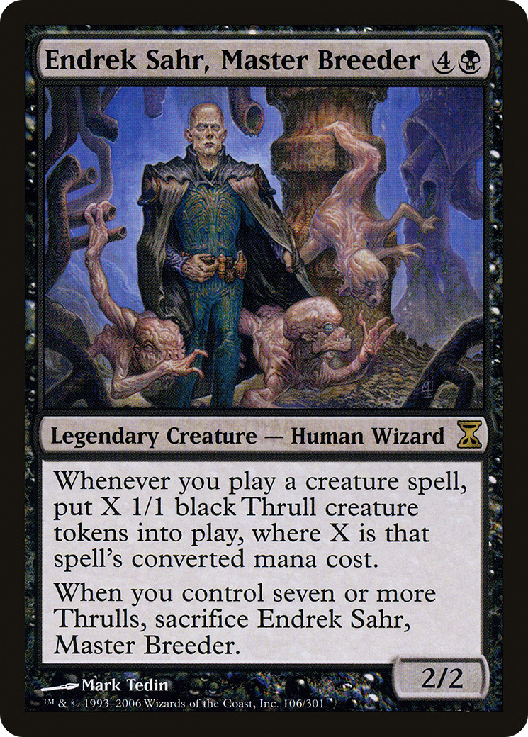 Endrek Sahr, Master Breeder (TSP-106)  Foil - Time Spiral