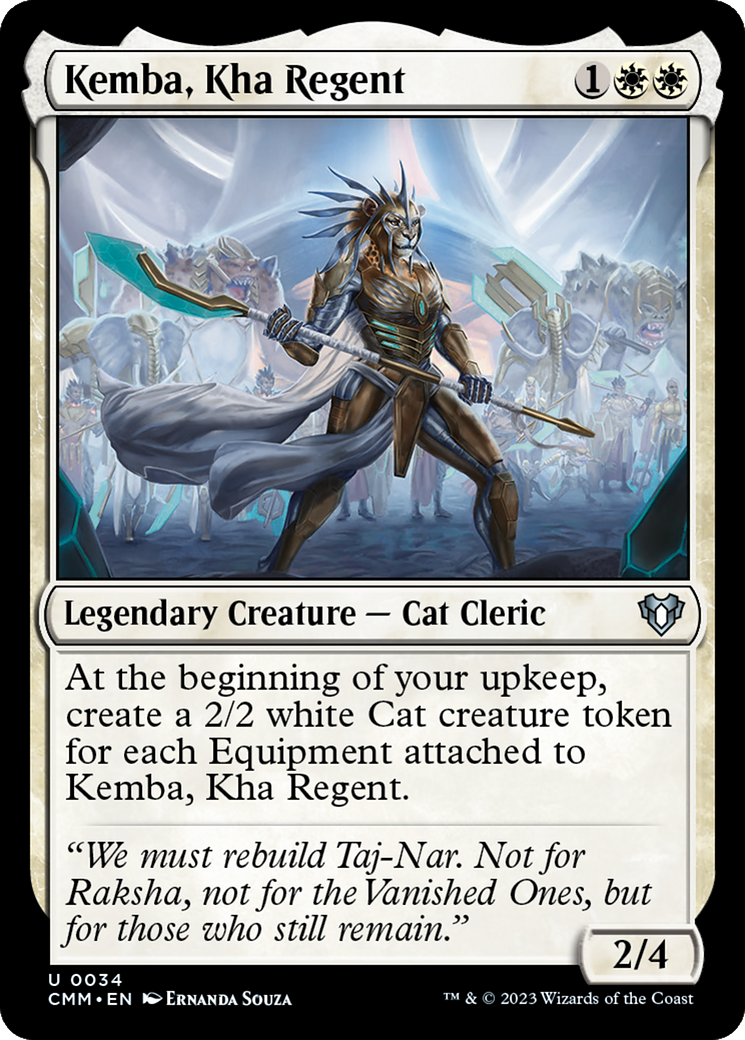Kemba, Kha Regent (CMM-034)  - Commander Masters