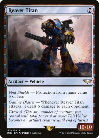 Reaver Titan (40K-163)  - Warhammer 40,000 Commander