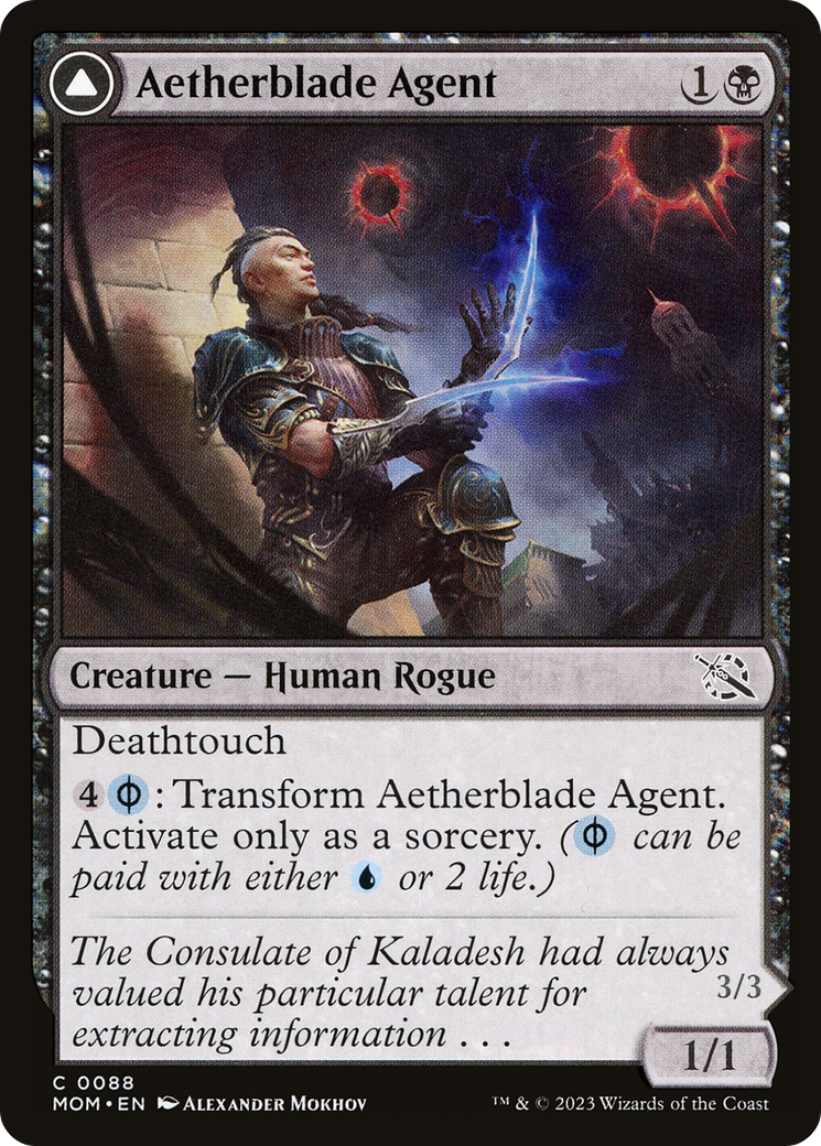 Aetherblade Agent (MOM-088)  Foil - March of the Machine