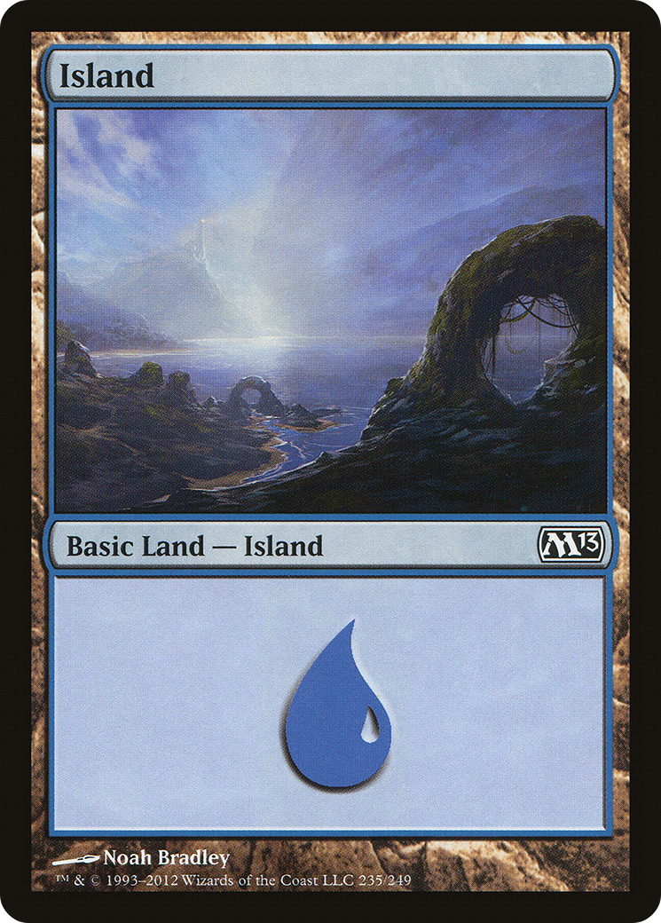Island (235) (M13-235)  Foil - Magic 2013