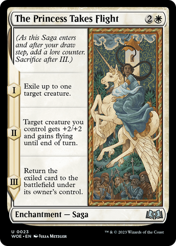 The Princess Takes Flight (WOE-023)  - Wilds of Eldraine