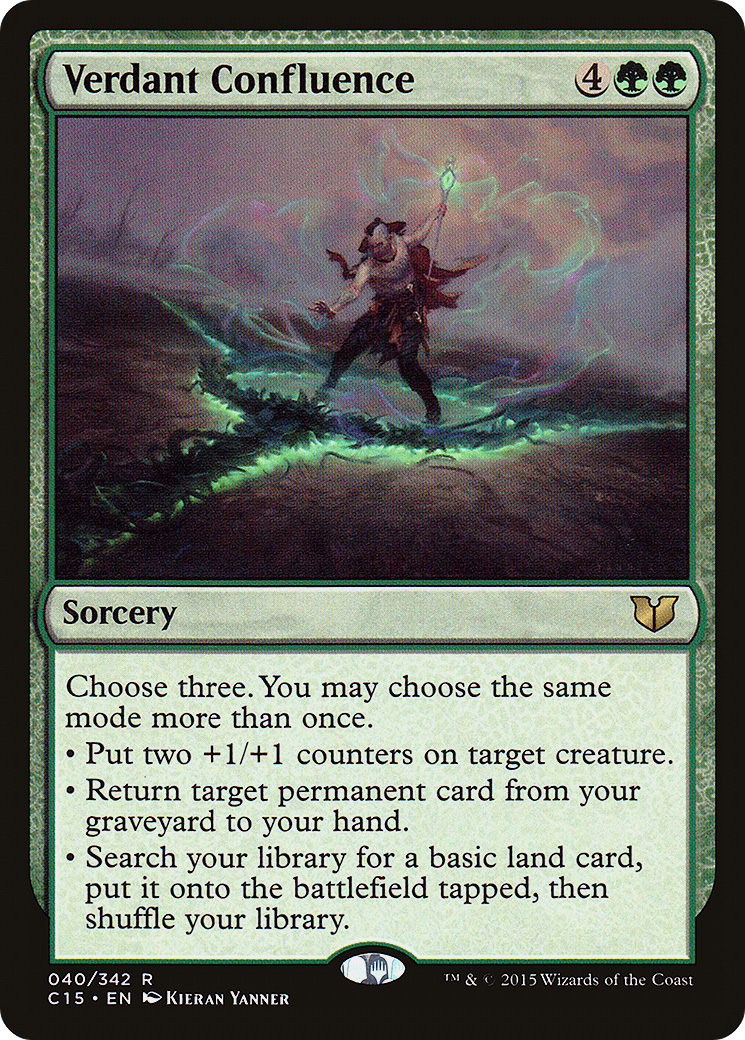 Verdant Confluence (C15-040)  - Commander 2015
