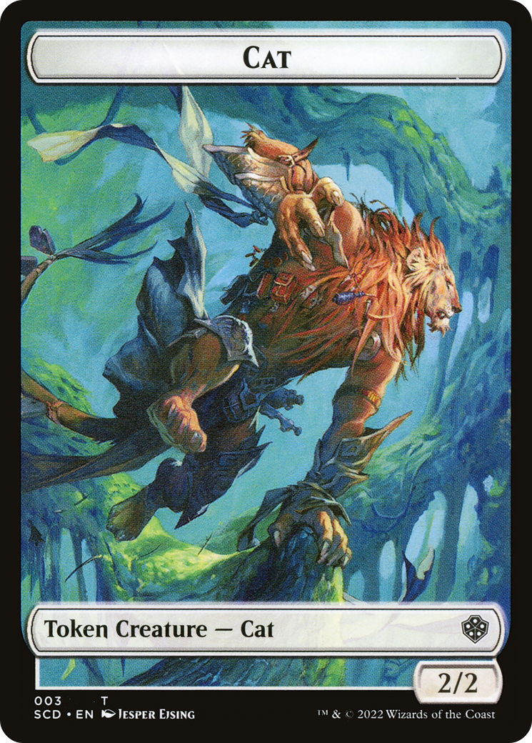 Cat (TSCD-003)  Foil - Starter Commander Deck Tokens