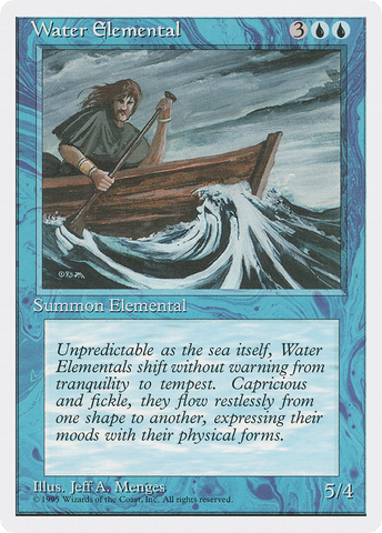 Water Elemental (4ED-)  - Fourth Edition