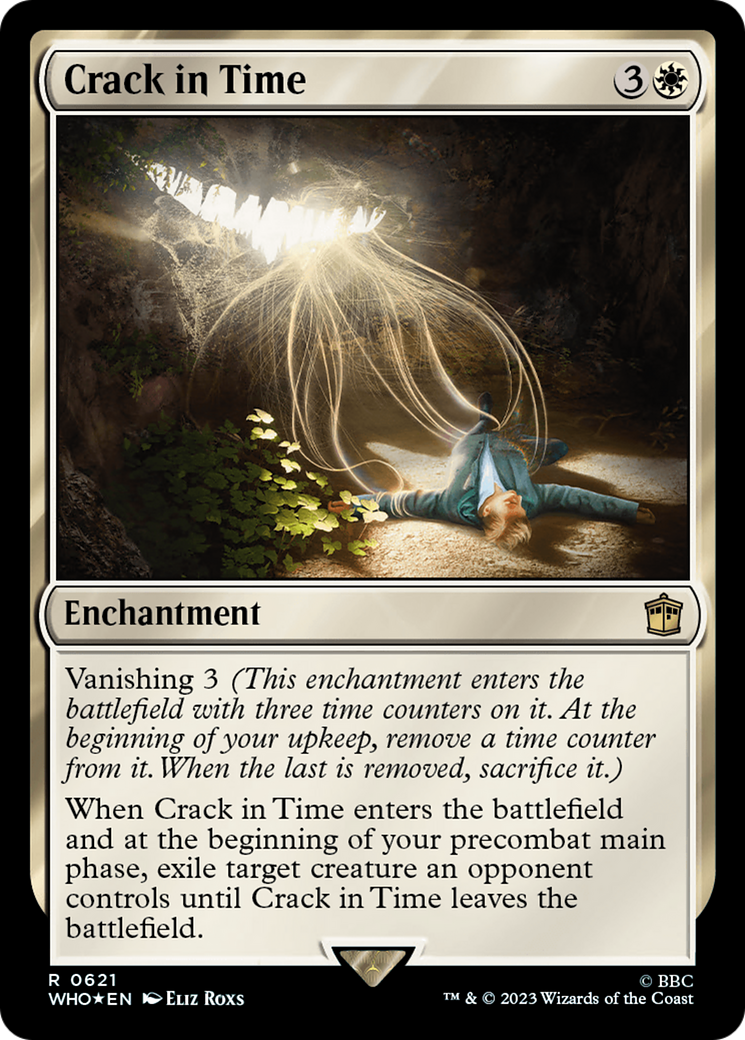 Crack in Time (Surge Foil) (WHO-621)  Foil - Doctor Who