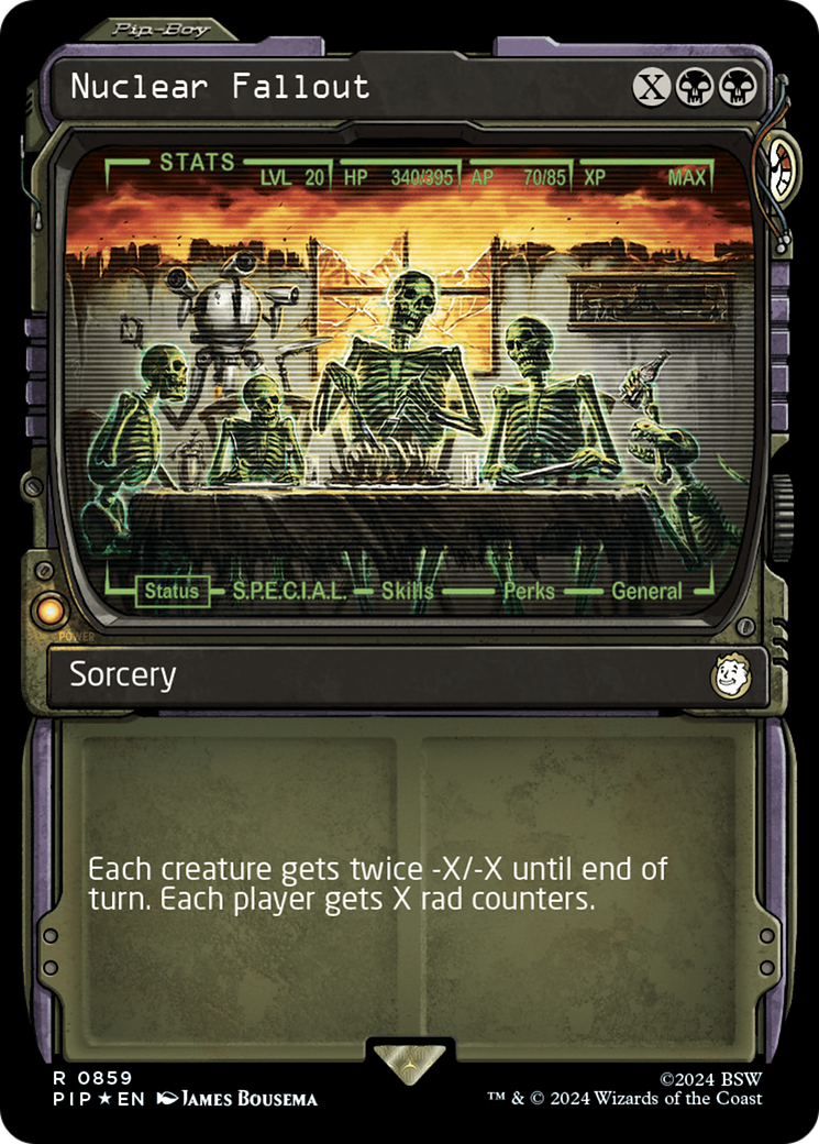 Nuclear Fallout (Showcase) (Surge Foil) (PIP-859)  Foil - Fallout: (Showcase)