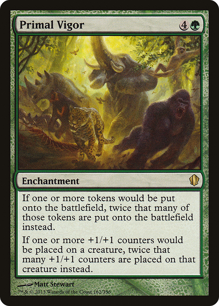 Primal Vigor (C13-162)  - Commander 2013