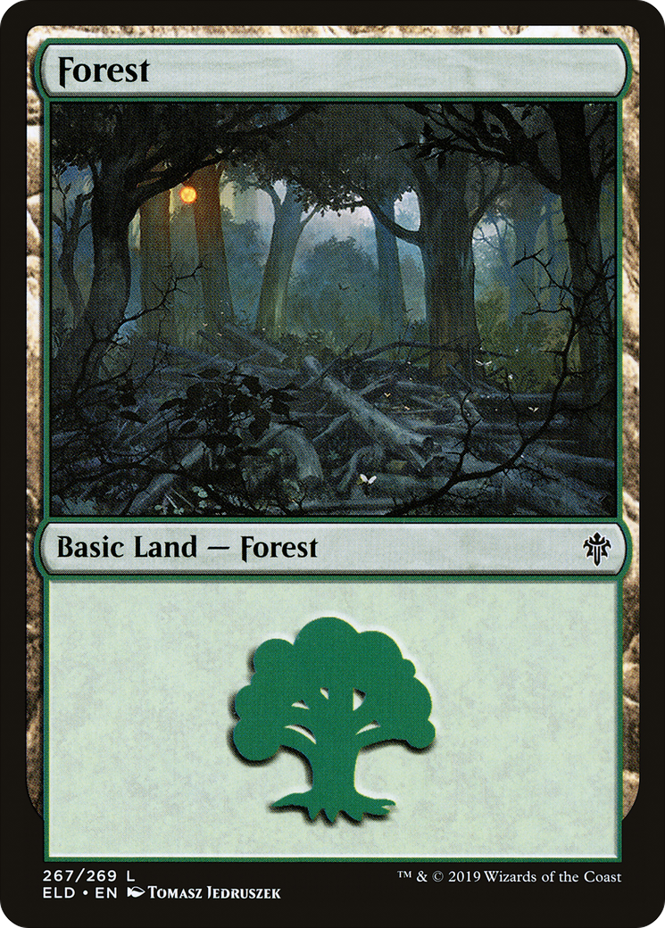 Forest (267) (ELD-267)  Foil - Throne of Eldraine