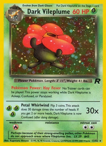 Dark Vileplume (30) 030/82  - Unlimited Team Rocket - Rare