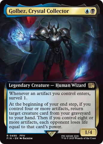 Golbez, Crystal Collector (Extended Art) (FIN-490)  Foil - FINAL FANTASY: (Extended Art)