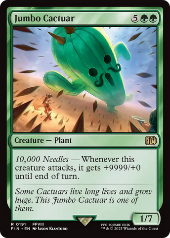 Jumbo Cactuar (FIN-191)  Foil - FINAL FANTASY